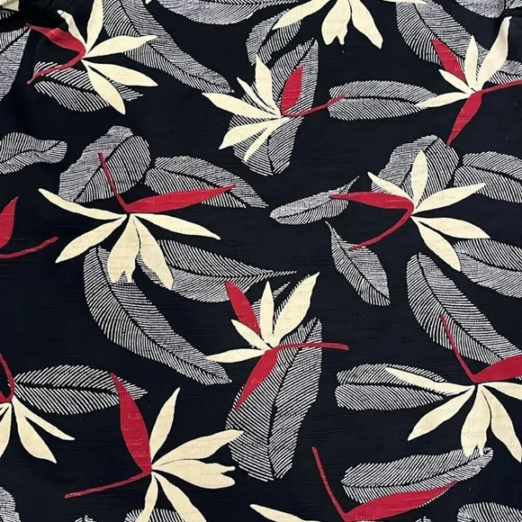 [XL]Greg Norman Feather Leaves Pattern S/S POLO SHIRT - Picture 2 of 5